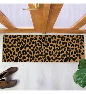 Artsy, Artsy - Fussmatte Leopard Print - 120 x 40 x 1.5 cm - Camel und Schwarz, 