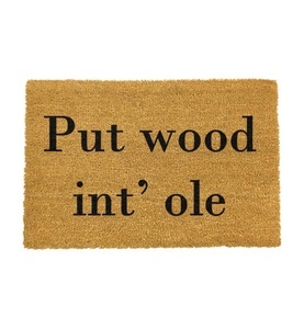 Artsy, Artsy - Fussmatte Put Wood in Tol - 60 x 40 cm, 