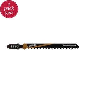 Wolfcraft, WOLFCRAFT 5 Stichsägeblätter HCS, Wolfcraft Stichsägeblätter HCS | 5 Stück