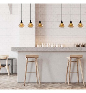 Home - Hängelampe Chandelier 052 - Schwarz und Gold