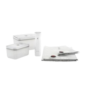 undefined, Zwilling - Vakuumggar-Set - Transparent und Weiss, 