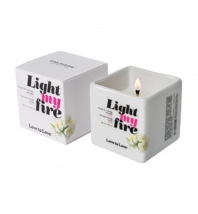 Love to Love, Love To Love - Massage-Kerze Light My Fire Monoi - 80 ml, 