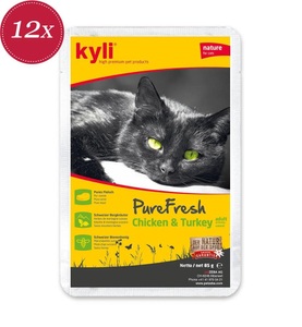 kyli, Kyli - PureFresh Chicken & Turkey - 12 x 85g, kyli PureFresh Urinary Control Chicken & Turkey 12x85g