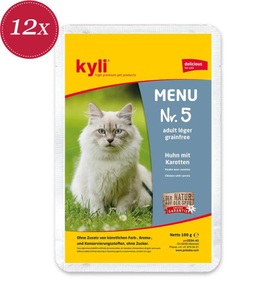 kyli, kyli Menu Nr. 5 Léger 12x100g, kyli Menu Nr. 5 Léger 12x100g