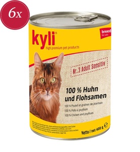 kyli, Kyli - Breeders Nr. 3 Sensitive - 6 x 400 g, kyli Nassfutter Adult Sensitive, Breeders Nr. 3, 6 x 400 g
