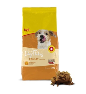 kyli, Kyli - DogFlakes Poulet - 100 g, kyli Leckerli DogFlakes Poulet, 100 g
