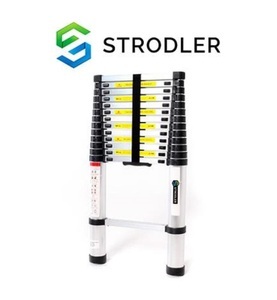 Strodler, Strodler - Multifunktionsteleskopleiter aus Aluminium mit 14 Stufen - 4,1 m - Multifunktionsteleskopleiter aus Aluminium mit 14 Stufen - 4,1 m, 