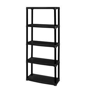 Art Plast, Art Plast Art Plast Regal T5, Anzahl Tablare: 5, Art Plast Regal T5 Kunststoff, Schwarz/Grau