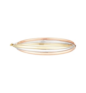 Le Diamantaire, Armreif Trio d'or - dreifarbiges Gold, L'instant d'Or Armband «Trio d'or», or tricolore