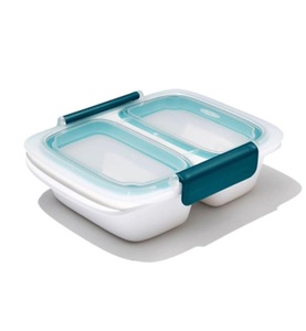 undefined, OXO - Lunchbox - Transparent, GG Prep Go Behälter mit Separationen 0.5l