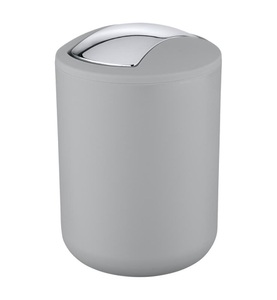 Wenko, WENKO Kosmetikeimer BRASIL, Wenko Kosmetikeimer Brasil Grau | 21 × 14 × 14 cm | 2 l