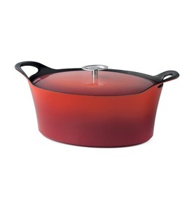 Cuisinox, Cuisinox - Gusseisen-Schmortopf VOLCAN - Rot, 