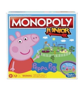 Games, Monopoly Junior Peppa Wutz, Hasbro - Monopoly Junior Peppa Pig
