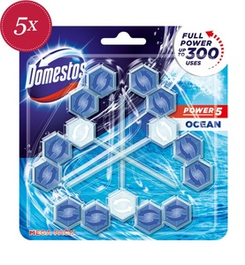 Domestos, Domestos WC-Reiniger Ocean Stei, 3, WC-Stein 3x55g Ocean