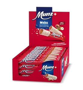undefined, Munz - Prügeli Weisse Schokolade - 40 x 46 g, Munz Riegel Munz Prügeli weiss 40 x 46 g