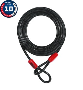 ABUS, ABUS Cobra 10/1000 Schlaufenkabel schwarz 2019 Zubehör Schlösser, Abus Cobra 10/1000 Veloschloss
