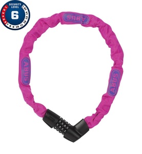 ABUS, ABUS Tresor 1385/75 Kettenschloss neon pink 2019 Zahlenschlösser, Abus Kettenschloss Tresor 1385 pink