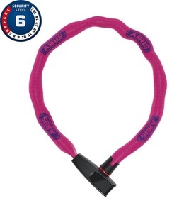 ABUS, ABUS Catena 6806 Neon Kettenschloss 85cm neonpink 2019 Veloschlösser, ABUS Catena 6806 Kettenschloss 75cm pink 2022 Veloschlösser