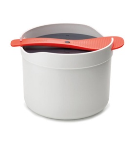 JOJO, JoJo Reiskocher Joseph Joseph, Mikrowellentopf M-Cuisine plastikmaterial orange grau / für Reis und Getreide - Joseph Joseph grau en plastikmaterial