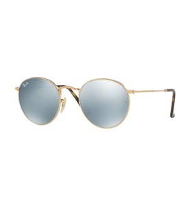 Ray-Ban, Ray-Ban - Sonnenbrille Round Flat Lenses - Gold, 
