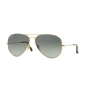 undefined, Ray-Ban - Sonnenbrille Aviator Large Métal - Gold und Dunkelgrün, 