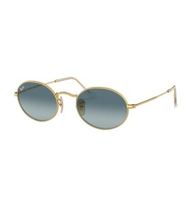 Ray-Ban, Ray-Ban - Sonnenbrille Oval - Gold, 