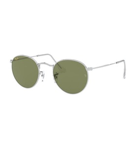 Ray-Ban, Ray-Ban - Sonnenbrille Round Métal - Silber, 