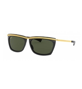 Ray-Ban, Ray-Ban - Sonnenbrille Olympian II - Schwarz und Gold, 