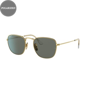 Ray-Ban, Ray-Ban - Polarisierte Sonnenbrille Franc - Gold, 