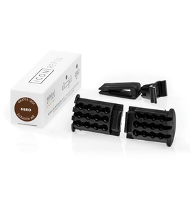 MILLEFIORI, Millefiori - Icon Nachfüllpack für Auto-Duftspender - Nero, 