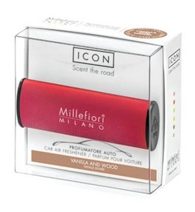 MILLEFIORI, Millefiori - Classic Auto-Duftspender Red - Vanilla & Wood, 