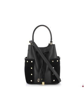 Ralph Lauren, Polo Ralph Lauren - Leder-Beuteltasche Dryden Debby III Mini - Schwarz, 
