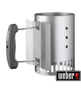 weber - Kleiner Anzündkamin Rapidfire - Silber