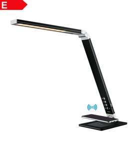 Hansa, Hansa - 2in1 Lampe & Induktionsladegerät LED Magic Plus 2in1 10W - Schwarz, Hansa Tischleuchte LED Magic Plus, dimmbar, USB & Qi-Charging, 41-5010.716
