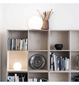 Artemide, Artemide - Tischleuchte DIOSCURI - Mischmaterial - 42cm/42cm, Artemide - Tischleuchte DIOSCURI - weiss - Mischmaterial - 42 cm