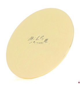 My jolie candle, My Jolie Candle - Deckel für 3-Docht-Kerzen - Gold, 