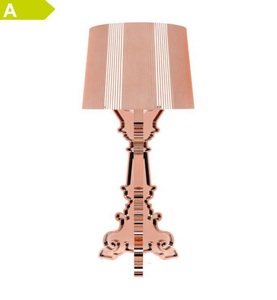 KARTELL, Kartell Bourgie - LED-Tischleuchte, kupfer, Tischleuchte Bourgie plastikmaterial kupfer / metallic - Kartell kupfer en plastikmaterial