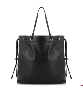 Longchamp, Longchamp - Leder-Shoppingtasche Roseau - Schwarz, 