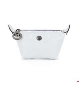 Longchamp, Longchamp - Leder-Portemonnaie Le Pliage - Hellblau, 
