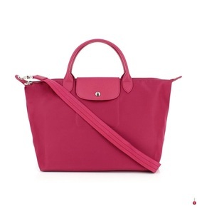 undefined, Longchamp - Handtasche Le Pliage Néo M - Dunkelrosa, 