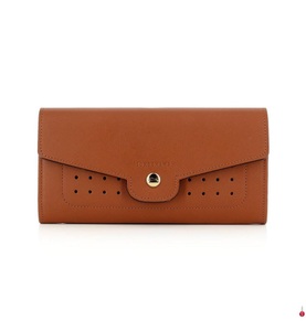 undefined, Longchamp - Lederbrieftasche Mademoiselle - Hellbraun, 