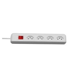 undefined, Brennenstuhl - Steckdosenleiste cleverLINE 4-fach 90° weiss 1,5m H05VV-F 3G1,0, Brennenstuhl 1159462614 Steckdosenleiste mit Schalter Weiß 1 St.
