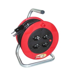 undefined, Brennenstuhl - BAT Kabeltrommel ST 180 rot 20m H05VV-F 3G1,0, Brennenstuhl 1079172020 Kabeltrommel 20 m Schwarz Schweiz-Stecker