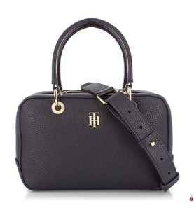 Tommy Hilfiger, Tommy Hilfiger - Handtasche Duffle M TH Essence - Marinblau, 