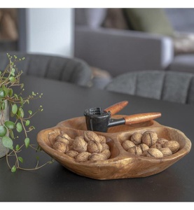 House nordic, House Nordic - Schale Nola - Ø30 cm - Braun, House Nordic Schale »Nola 1 Stück, Braun«, aus Holz