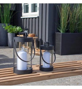 House Nordic - 2er-Set Laternen Bondi - Schwarz