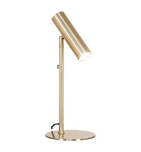 House Nordic - Paris Tischlampe - Messing mit 200cm Stoffkabel
