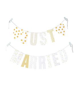 undefined, Girlande Just Married, Rico Design Girlande Just Married 3 m, Mehrfarbig