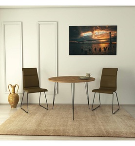 Home, Home - Tisch Sandalf - Braun und Schwarz - Schwarz und Braun, 