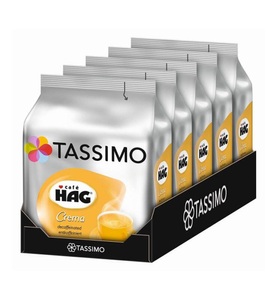 Tassimo, TASSIMO Kaffeekapseln T DISC Caf? HAG, TASSIMO Kaffeekapseln T DISC Café HAG Crema 80 Stück